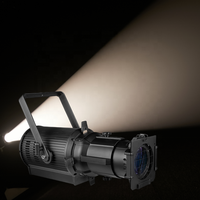 300W Led Fresnel Spotlight Studio Théâtre Led Fresnel Stage Lighting Dmx Zoom Blanc/Blanc Chaud 2In1 Led Fresnel Light