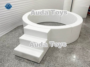 <span class=keywords><strong>Piscine</strong></span> à balles personnalisée de 6 pieds, blanche, douce comme du bébé, avec des étoiles et une glissoire, piscines à balles pour enfants - Product Image 4