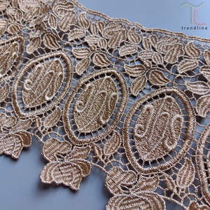 Vàng lurex hoa linh mục áo choàng jhs ish macrame <span class=keywords><strong>Alpha</strong></span> thêu vàng pháp phi ren TRIM viền cho Nhà thờ bàn thờ - Product Image 2