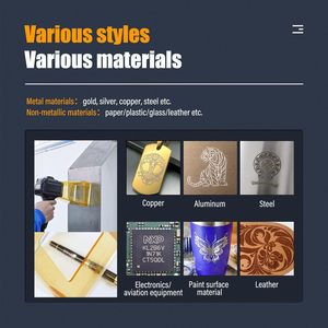 20 Wát kinh doanh nhỏ Máy ý tưởng dễ dàng để hoạt động cầm tay sợi Laser đánh dấu máy khắc laser Màn hình máy in - Product Image 5