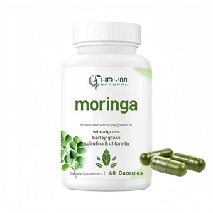 Oem/Odm Moringa-Capsules Vullen 6000Mg 10:1-<span class=keywords><strong>Extract</strong></span> Aan, Een Supergroene Mix Die Tarwegras En Spirulina Bevat - Product Image 1