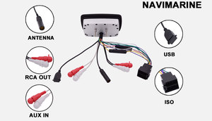 อะไหล่เครื่องเสียงระดับมืออาชีพสำหรับรถ ATV รุ่น H-806 เครื่องเสียงสเตอริโอทางทะเล วิทยุ FM AM พร้อมบลูทูธและช่องต่อ USB สำหรับรถ ATV - Product Image 6