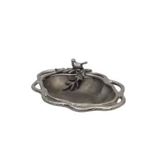 Bandeja de Estilo Moderno y Elegante, Chapada en Níquel y Aluminio, Diseño de Pájaro, para Servir Frutas, Decorativa, de Lujo, Estilo Único - Product Image 4