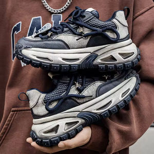 Chaussures de course décontractées tendance pour hommes - légères, amortissantes, respirantes, fermeture à lacets, toutes saisons - Product Image 5