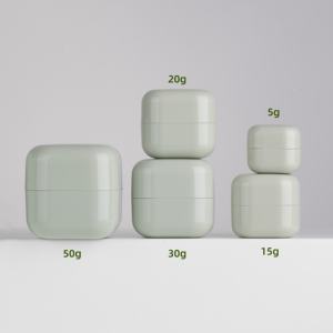 กระปุกครีมบำรุงผิวทรงสี่เหลี่ยมฝาเกลียว PP ขนาด 30 กรัม 50 กรัม 100 กรัม พร้อมบริการพิมพ์ลายตามสั่ง บรรจุภัณฑ์เครื่องสำอางรีไซเคิลได้ - Product Image 4