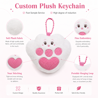 Monedero de Colección Mini Personalizado, Llavero de Peluche con Patas, Fabricantes de Peluches Personalizados, Monedero para Monedas Personalizado, Llavero de Peluches Personalizado