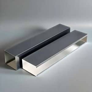 Best-seller Plafond en <span class=keywords><strong>imitation</strong></span> bois massif Centre commercial Décoration d'hôtel Plafond carré en aluminium Tube carré en aluminium grain de bois - Product Image 5