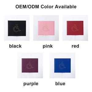 Portatarjetas de Desactivación de Gran Bretaña Personalizado para Salpicadero de Coche, Portatarjetas de Cuero PU, Cubierta Protectora para Cartel de Permiso de Estacionamiento del Reino Unido - Product Image 2