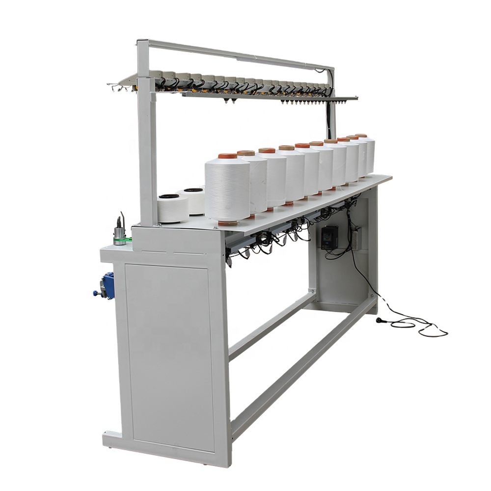 6needles winding 3mm spandex N95 earloop braiding equipment mask rope machine