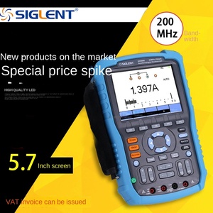 Osciloscopio Portátil de Doble Canal Siglent SHS820X, Ancho de Banda de 200 MHz, Frecuencia de Muestreo de 1G, Voltaje de 220V, 1 Año de Garantía - Product Image 3