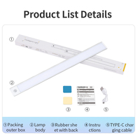Lampe de bureau moderne à LED pour la lecture et l'apprentissage, protection des yeux, rechargeable magnétique, batterie 1000 mAh, abat-jour carré