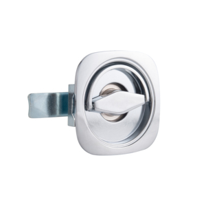 מנעול פאנל T-Bar מזינק מלוטש עם מפתח, סגסוגת אבץ עמידה, מנעול לדלת ארון אש ודלת עם ידית - Product Image 1