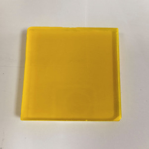 Material sin cortar áspero YAG granate de aluminio de itrio sintético de color amarillo fluorescente - Product Image 5