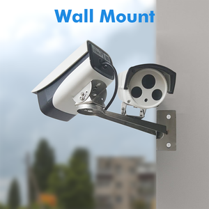 Support de montage d'angle mural extérieur à angle droit Support de caméra de montage sur colonne pour installation de caméra de sécurité à double vidéosurveillance - Product Image 6