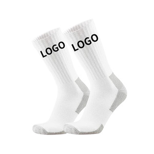 Custom for Solid Color Knitted Combed Cotton Crew <strong>Socks</strong> Shock-Absorbing Men's Women's Mid-Calf Sport <strong>Socks</strong> - Product Image 5