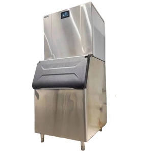 Máquina de hielo comercial de gran capacidad con precio de fábrica al por mayor, máquina automática para hacer cubitos de hielo de 500kg, gran rendimiento - Product Image 2