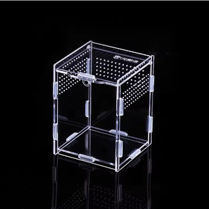 기본 조립 아크릴 파충류 인클로저 쉬운 조립 기본 주택 사용에 이상적 - Product Image 2