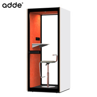 Cabine de travail modulaire moderne en bois insonorisée, cabine de bureau acoustique individuelle en bois, vente en gros d'usine