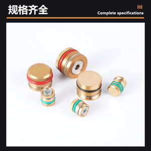 Bouchon en cuivre pour moule, bouchon d'étanchéité D8 D10, raccord de tuyau en laiton moleté, capuchon d'extrémité aveugle pour tuyau de refroidissement de moule en plastique - Product Image 4