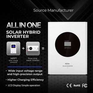 Les onduleurs MPPT 11KW 48V prennent en charge <span class=keywords><strong>9</strong></span> sorties parallèles à onde sinusoïdale pure 8KW 10KW système de kit d'onduleur solaire hybride hors réseau - Product Image 2