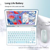 Keyboard Bluetooth Nirkabel ABS Slim Portable Harga Terjangkau Magic Keyboard Smart Folio Keyboard case untuk ipad Pro 11 air 10.5