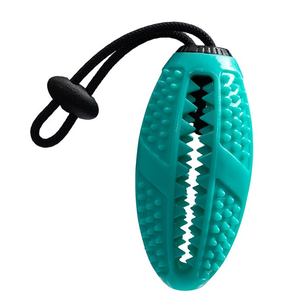 Jouet à mâcher à libération lente en TPR <span class=keywords><strong>pour</strong></span> chiens avec un design à cœur creux, surface texturée <span class=keywords><strong>pour</strong></span> les soins bucco-dentaires et l'alimentation interactive personnalisée - Product Image 3