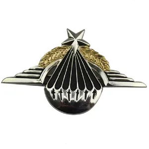 Custom Zinc Alloy Embossed 3D Printed Nickel Free Enamel Lapel Pin Security Metal Badge