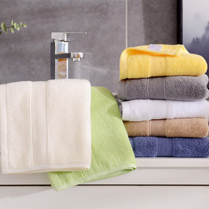 Pure Cotton Towels Custom Embroidered Logo 350g <b>Gift</b> <b>Set</b> For Advertising Company Souvenirs - Product Image 1