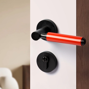 Manijas de Puerta de Latón Sólido para Dormitorio, Venta al Por Mayor de Fábrica, Cerraduras Divididas Silenciosas y Duraderas para Hogares, Mansiones y Edificios Residenciales - Product Image 5