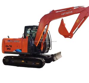 Excavadora Usada Hitachi ZX70 Modelo 2023, Peso Operativo 7 T, Capacidad de Cucharón 0.33M, Potencia 40.5 kW, 100% Original de Japón, Hidráulica - Product Image 1