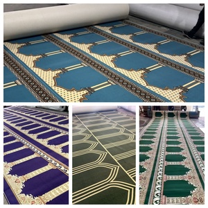LEJING Modern <strong>Rugs</strong> <strong>Washable</strong> Machine-Made High Pile Floral Mosque Prayer Carpet Custom Nylon Printed Wall-to-Wall Commercial Use - Product Image 2