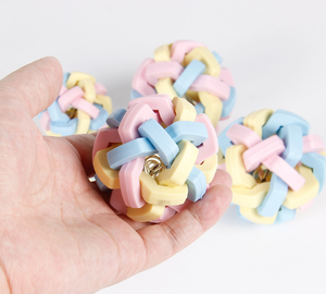 Unbreakable durevole gomma cigolante chewing cane palla giocattolo per animali domestici giocattolo interattivo e di movimento per la dentizione di cuccioli e cani di piccola taglia - Product Image 4