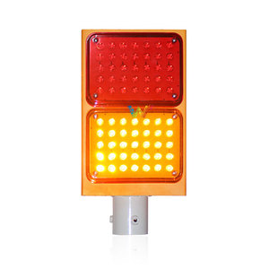 Nhà Máy Giá giao thông Sương Mù Ánh sáng đường cao tốc đồng bộ nhấp nháy năng lượng mặt trời hổ phách cảnh báo ánh sáng - Product Image 4