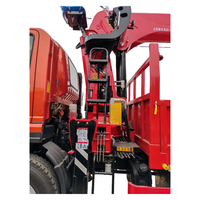 Le petit camion électrique de 8 tonnes a monté la grue de camion d'équipement de grue avec le treuil électrique