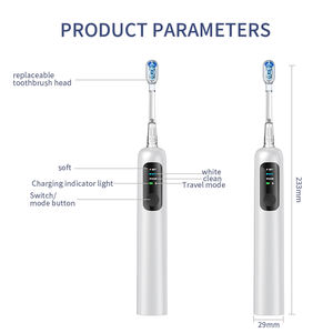 Spazzolino da denti sonico ricaricabile impermeabile servizio OEM per uso ortodontico denti sensibili e cura orale quotidiana per tutti gli adulti - Product Image 2