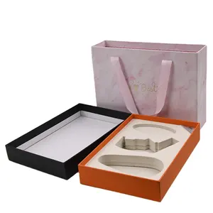Hochwertige Papier box Handtaschen verpackung Geschenk box Luxus Custom Logo Kleidung Unterwäsche Falt schachtel für Rucksack hand gefertigt