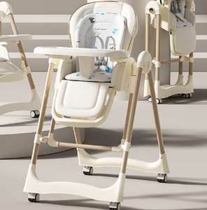 Chaise haute bébé convertible de luxe, pliable, portable, sécurisée, pour repas en extérieur, siège <span class=keywords><strong>rehausseur</strong></span> pour enfants de <span class=keywords><strong>6</strong></span> <span class=keywords><strong>mois</strong></span> et plus, design moderne - Product Image 5