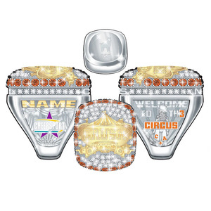 แหวนแชมป์กีฬาเยาวชนแบบกำหนดเองแหวนแชมป์เบสบอลเยาวชน - Product Image 3