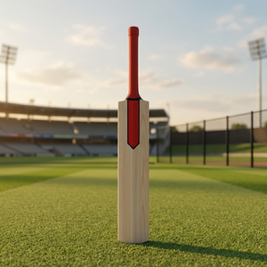 Bate de Cricket Clásico de Madera JNA Group con Mango Rojo, Ligero, Orientación Derecha/Izquierda, Duradero para Práctica y Entrenamiento - Product Image 2