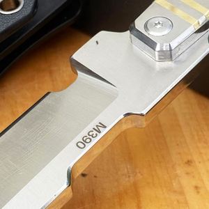 มีดพกพาคุณภาพสูง DIY แบบยุทธวิธี พร้อมปลอกมีด K ปรับแต่งได้ ด้ามจับ OEM สแตนเลส ใบมีด 25 มม. สำหรับใช้งานอุตสาหกรรม EDC รับประกัน 1 ปี - Product Image 4