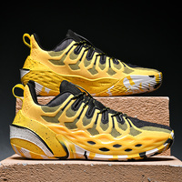 Chaussures de marche rétro en cuir véritable à lacets, plateforme en maille, printemps-été, respirantes, antidérapantes, amortissantes, intemporelles