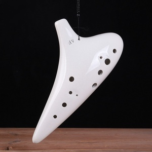 Ocarina de Cerámica de 12 Orificios AF Alto F, Instrumento de Viento con Entonación Confiable para Principiantes, Enseñanza y Interpretación Musical - Product Image 4