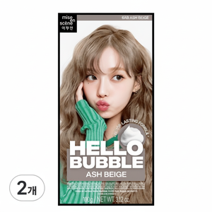 Mise-en-scene Nuevo Tinte para el Cabello Hello Bubble 10AB 10A Beige Ceniza, Paquete de 2 - Producto con Descuento - Product Image 1