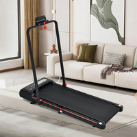 Caminadora Compacta de Baja Gravedad y Anticaída de 1.0HP, Marco de Acero Reforzado, Carga Pesada, Estable, Equipo de Gimnasio Pequeño para Uso Diario en Casa
