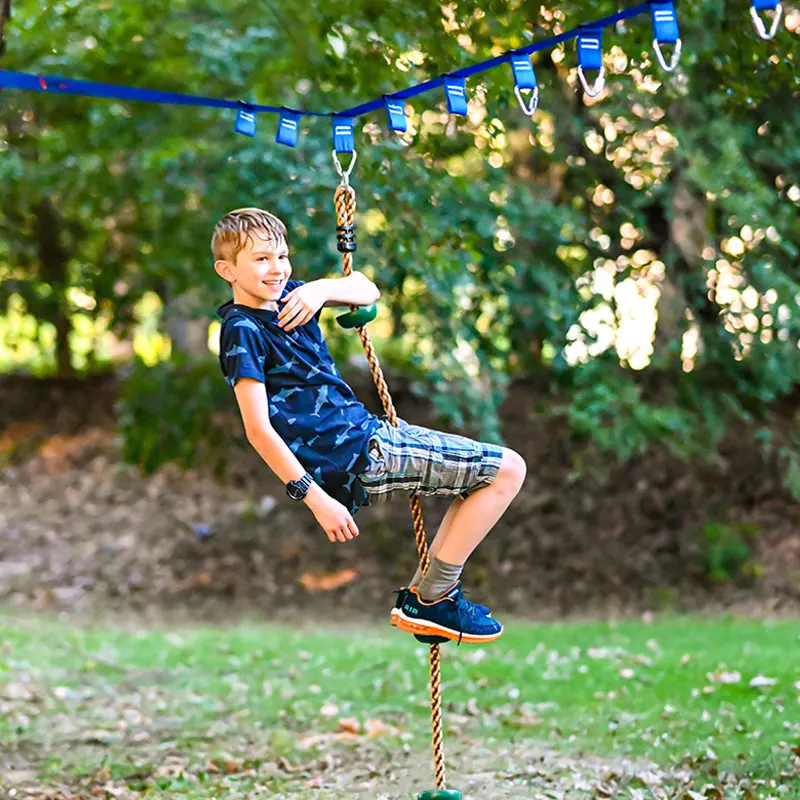 Climbing Rope Tree Swings Seat Disc Set Accessories For Kids Indoor Outdoor Backyard With Steps