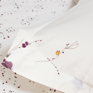 100% coton réversible moderne impression réactive drap plat taies d'oreiller doux respirant maison draps de lit 3 pièces 4 pièces housse de couette ensemble - Product Image 4