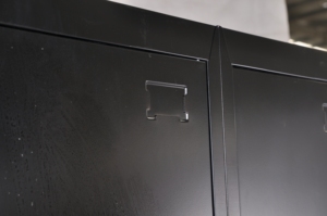 Modern Steel 3-<b>Door</b> Grey Lockers for Home Bedroom School Dorm Living Room <b>Bathroom</b> Laundry Gym Wardrobe - Product Image 4