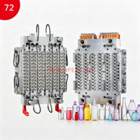 Moule de préformes PET en acier CHUANGHONG CH-A1/CH-A2 72 cavités, injection plastique, auto-verrouillant, sans queue, pour machine CNC à canaux chauds/froids