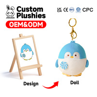 Porte-clés en peluche personnalisables de haute qualité, mignons, avec rembourrage en coton PP, petite taille, design unisexe pour Thanksgiving