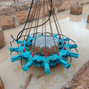 La macchina per il taglio di pali rotondi rimuove per l'uso subacqueo anche su pali 1m fuori terra frantoio idraulico per pali in calcestruzzo - Product Image 4